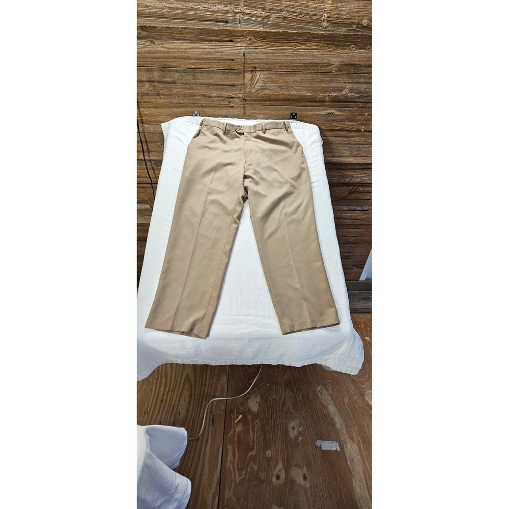 Jos. A. Bank Leadbetter Golf Pants Mens 38x29 Tan Khaki Performance Trousers
